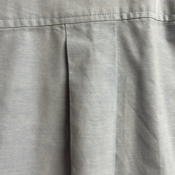 Modern Works Ladies Blue Button Up Shirt/Hidden Buttons Long Sleeves Size M - Picture 11 of 16